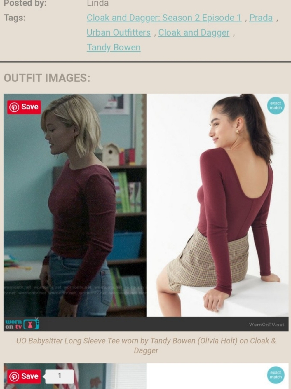Urban Outfitters Maroon/Burgundy Ribbed Long Sleeve Top